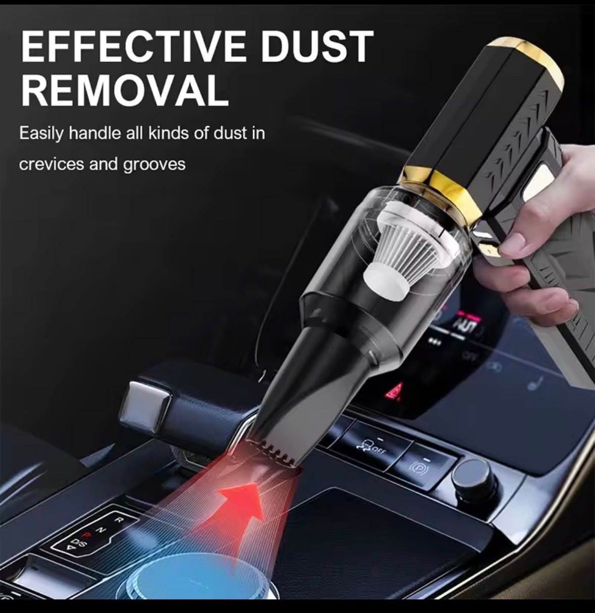 Portable Turbo Car Vacuum Cleaner